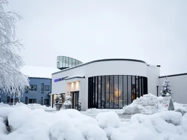 Kosta Boda Art Hotel i vinterskrud