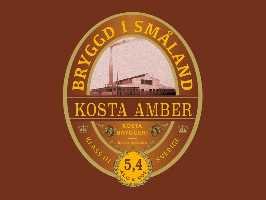 Logga för Kosta Amber öl